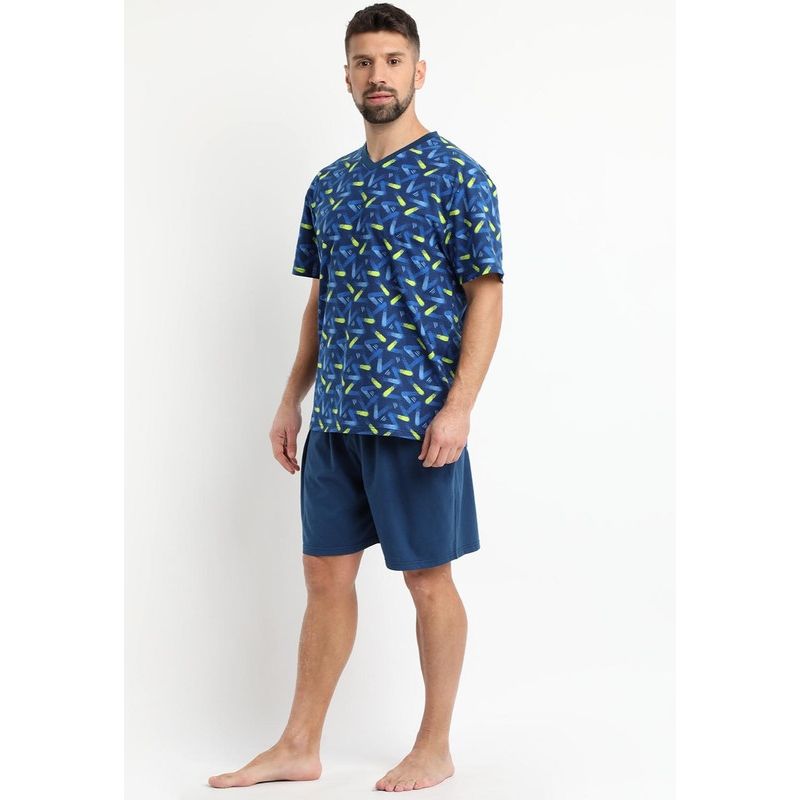 KOTTING - Pijama Jersey Estampado Joven Azul KOTTING