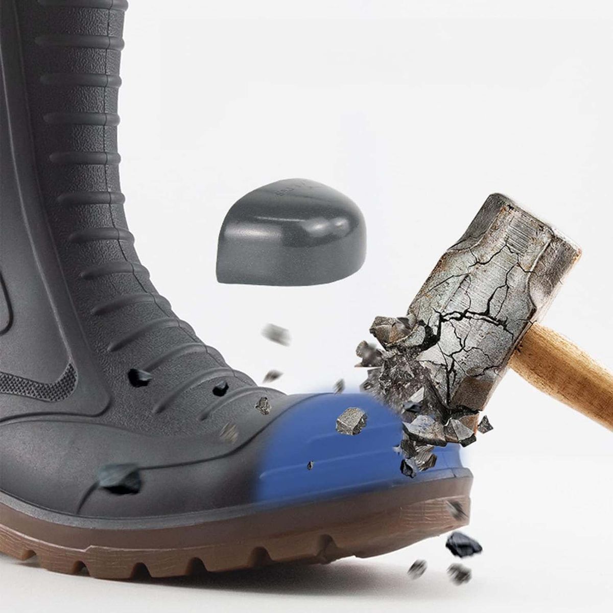 CRUSEC - Bota De Seguridad Punta de Acero Antigolpes Impermeables