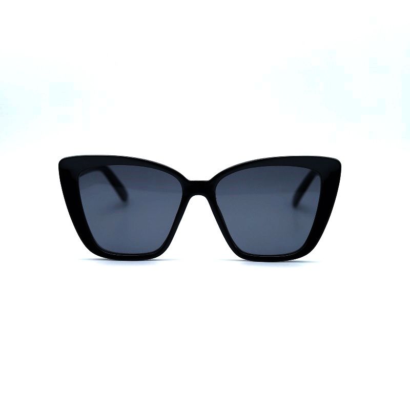 VATYERTY - 1 par Gafas de sol de ojo de gato Gafas vaquero negro.-