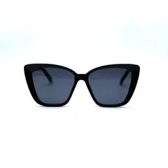 VATYERTY - 1 par Gafas de sol de ojo de gato Gafas vaquero negro.-
