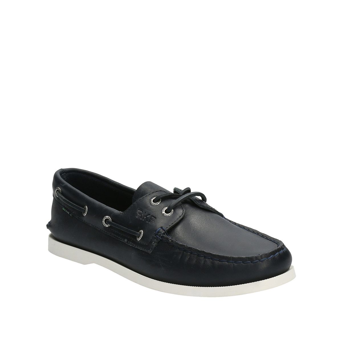 ROCKFORD - Mocasín Cuero Hombre Boat Azul ROCKFORD