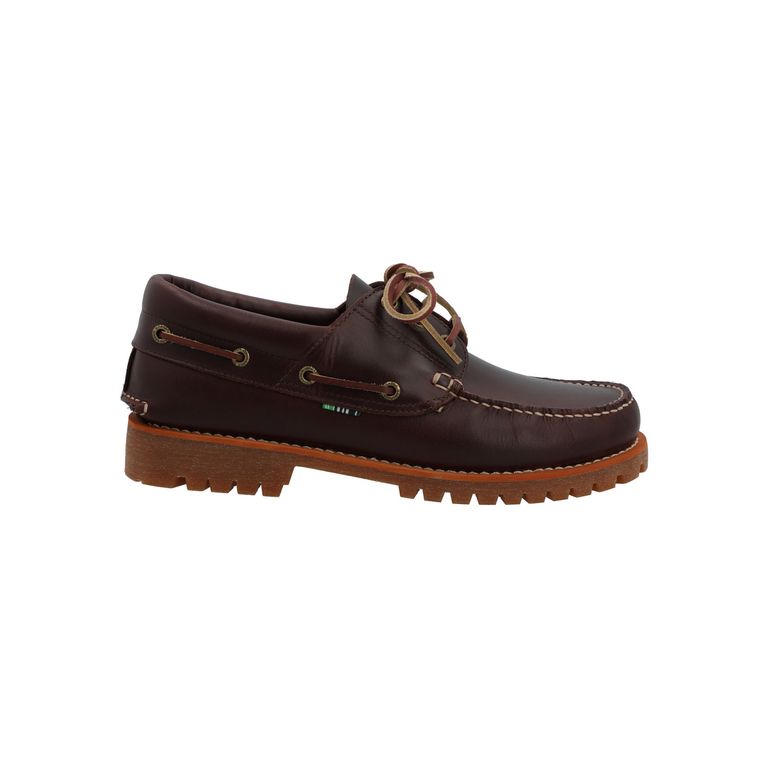 Mocasín Cuero Hombre New Rocky IV Café Oscuro