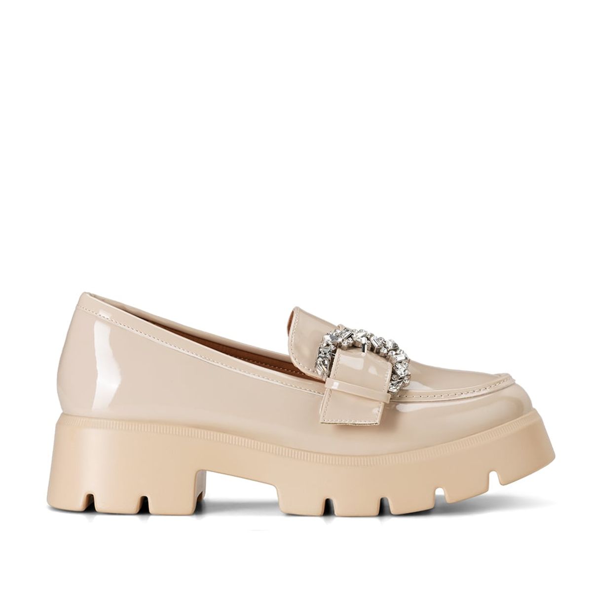 WEIDE - Zapato Taco Beige Casual QIU327 Weide