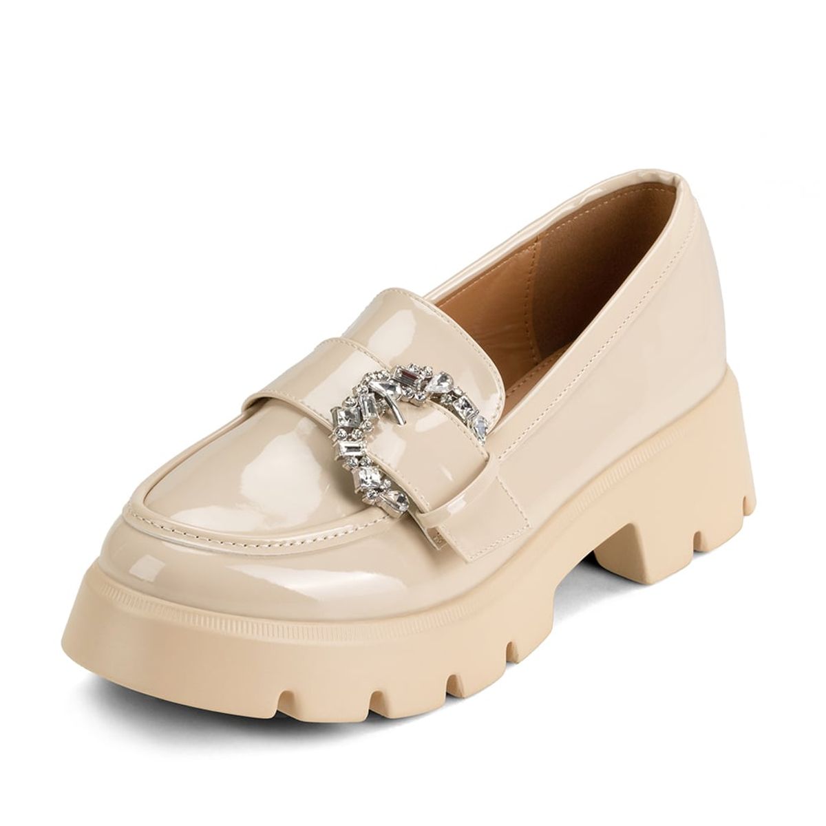 WEIDE - Zapato Taco Beige Casual QIU327 Weide