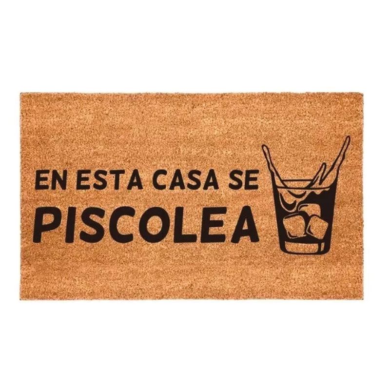 KOKOMAT - Choapino Biodegradable 45cm x75cm En esta casa se piscolea