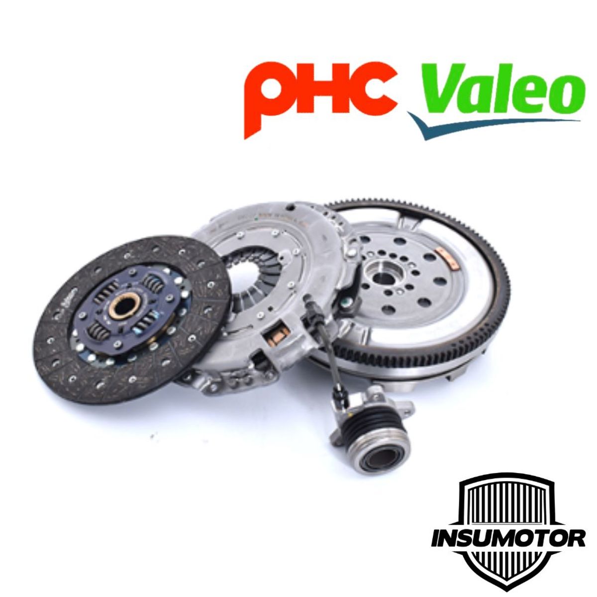 VALEO - Kit de embrague con volante Bimasa para Ssanyong Stavic 2014/ 2016  2.0 2wd / 4wd VALEO