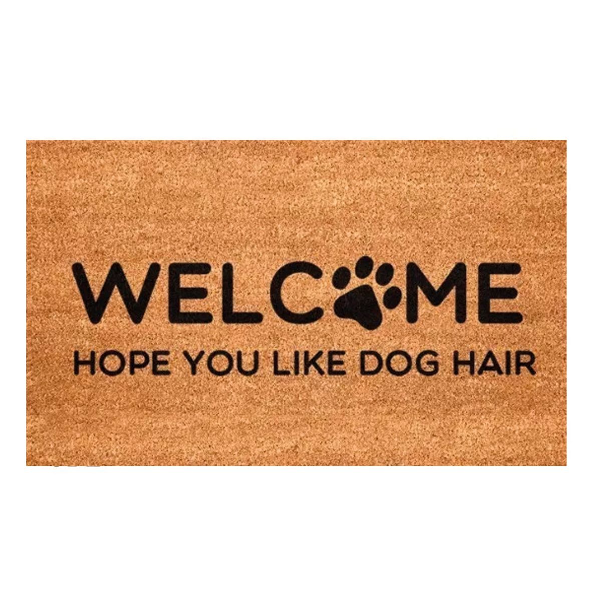 KOKOMAT - Choapino Biodegradable 45cm x75cm Welcome hope you like dog hair
