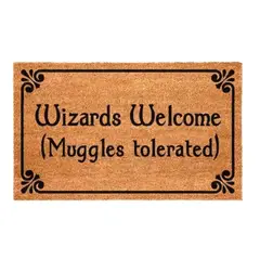 KOKOMAT - Choapino Biodegradable 45cm x75cm Wizards welcome