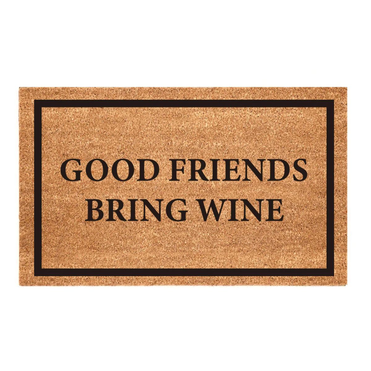 KOKOMAT - Choapino Biodegradable 45cm x75cm Good friends bring wine