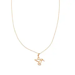 ZAZU - Collar Colibrí Zazü Bañado en Oro