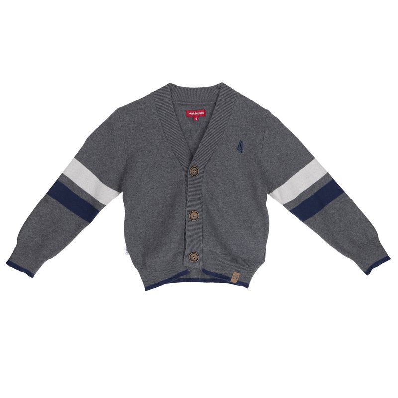 HUSH PUPPIES - Chaleco Niño Canterbury [4-8] Gris Oscuro HUSH PUPPIES