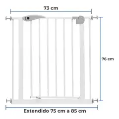 U BUY - Reja Seguridad Escalera Puerta Para Bebé Mascotas