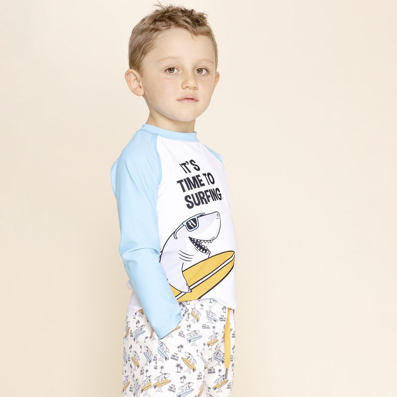 HUSH PUPPIES - Polera De Agua Niño Aquawild [1-8] Celeste HUSH PUPPIES