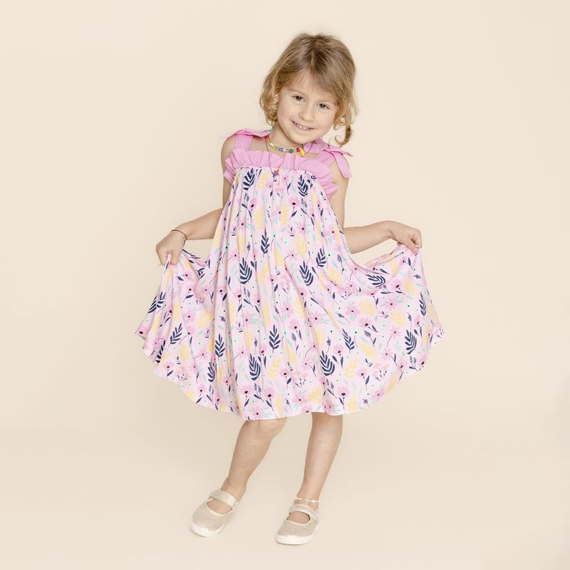 HUSH PUPPIES - Vestido Niña Kuki [1-8] Rosado HUSH PUPPIES
