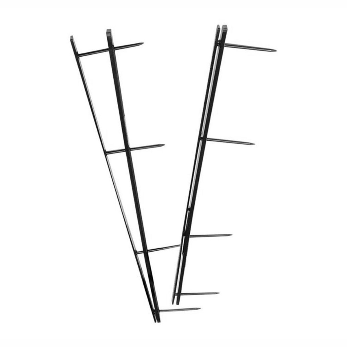 GENERICO - Peines Velobind Carta 4 Puntas Negro / 25unid / Capacidad hasta 200 hojas GBC GENERICO