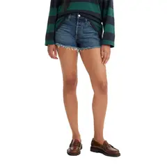 LEVIS - Shorts Mujer 501 Original Azul