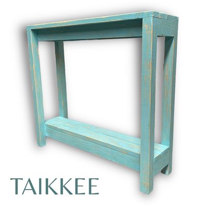 Imagen 2 del producto ARRIMO RUSTICO COLOR TURQUESA DECAPADO 90X80X25