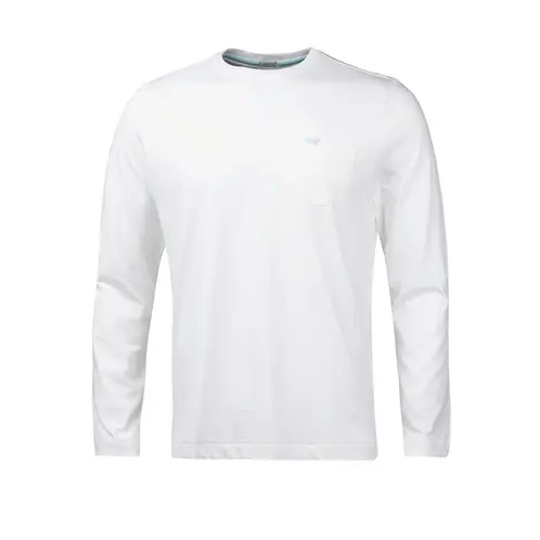 ROCKFORD - Polera Algodón Orgánic Hombre Basiclong Blanco