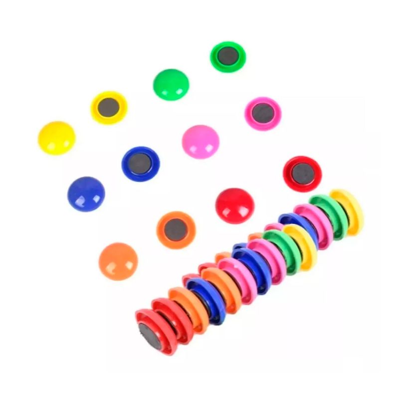 GENERICO - Set 12 Imanes Para Refrigerador Y Pizarra Acrilica
