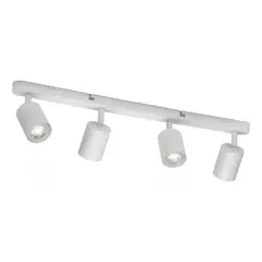 ESHOPANGIE - Aplique Lampara Cuadruple Dirigible Ampolleta Gu10 BlancoLuz calida