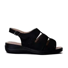 THUNDER BLUE - Sandalia Mujer Negro Idaira