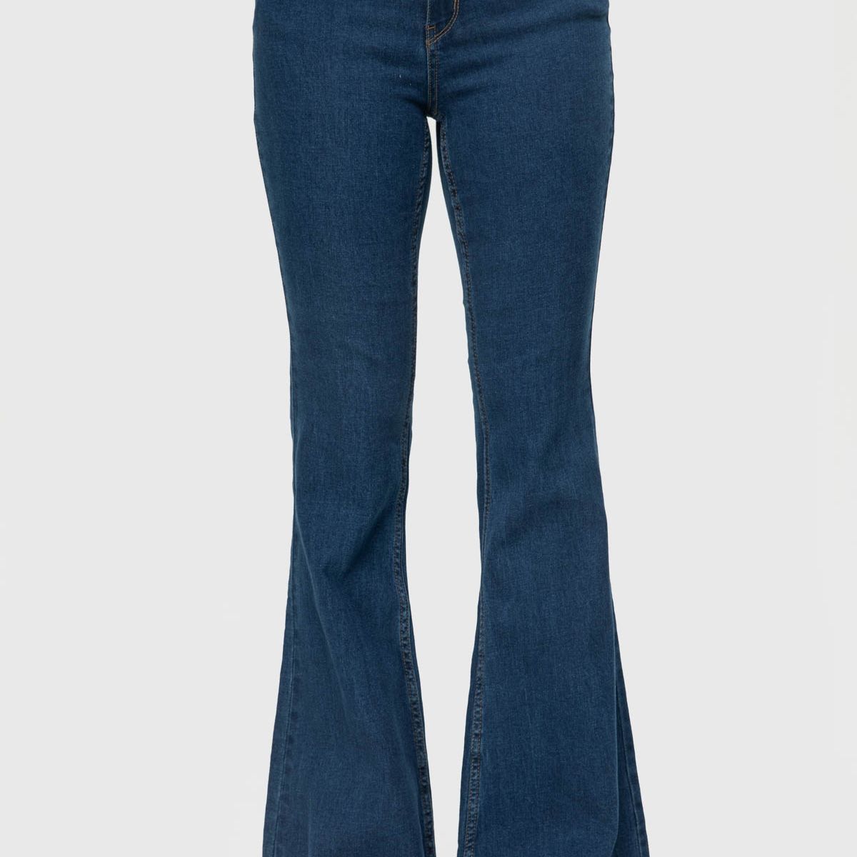 FASHION'S PARK - Jeans Mujer Flare Monse Azul Fashion's Park