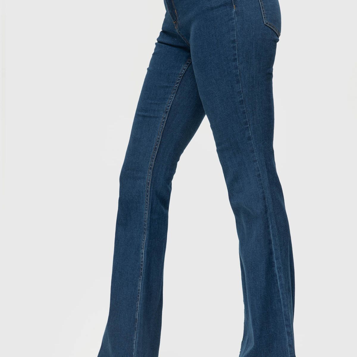 FASHION'S PARK - Jeans Mujer Flare Monse Azul Fashion's Park