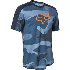 FOX - Polera Bicicleta Ranger Drirelease Camo Azul