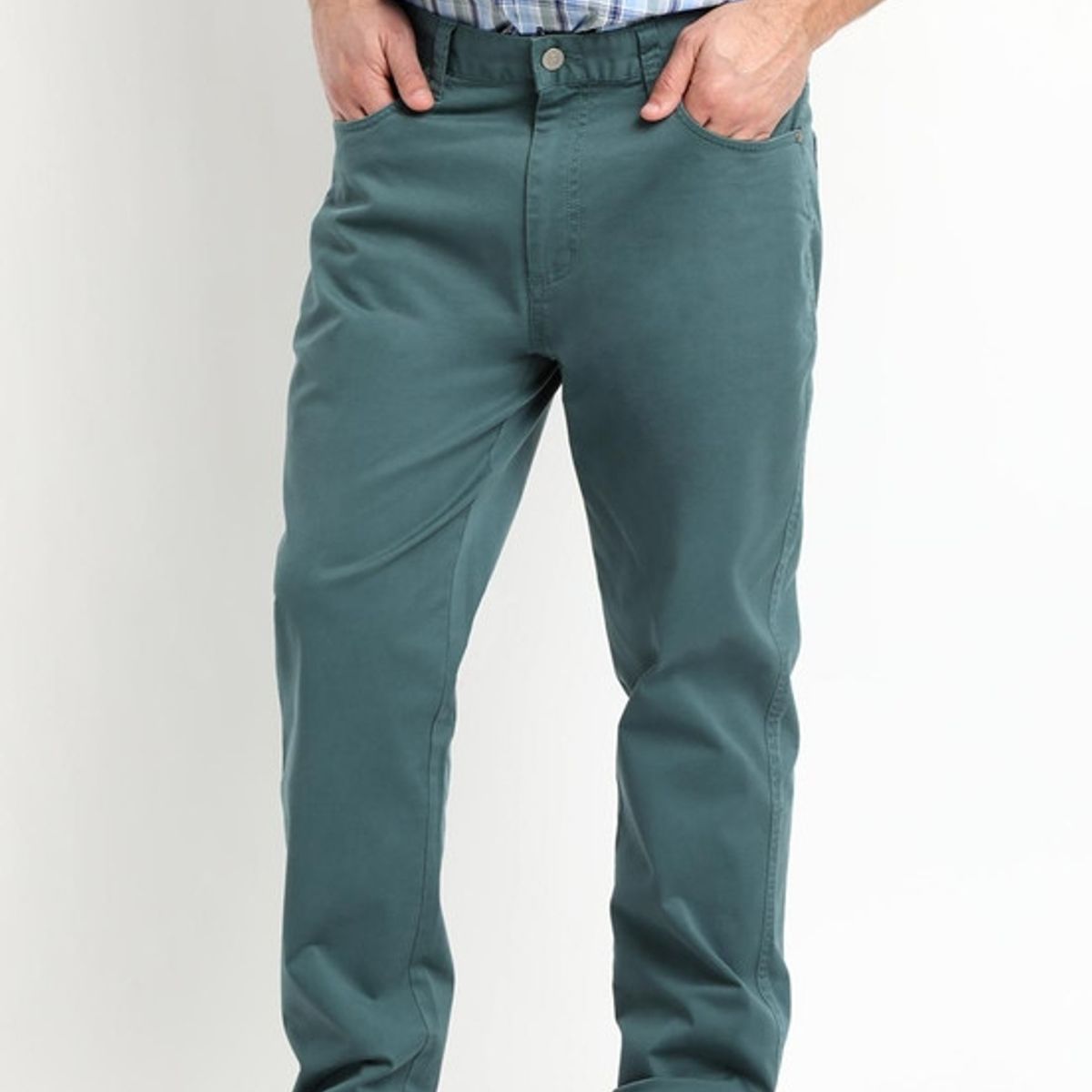 KOTTING - Pantalon 5 Bolsillos Spandex Verde Oscuro KOTTING