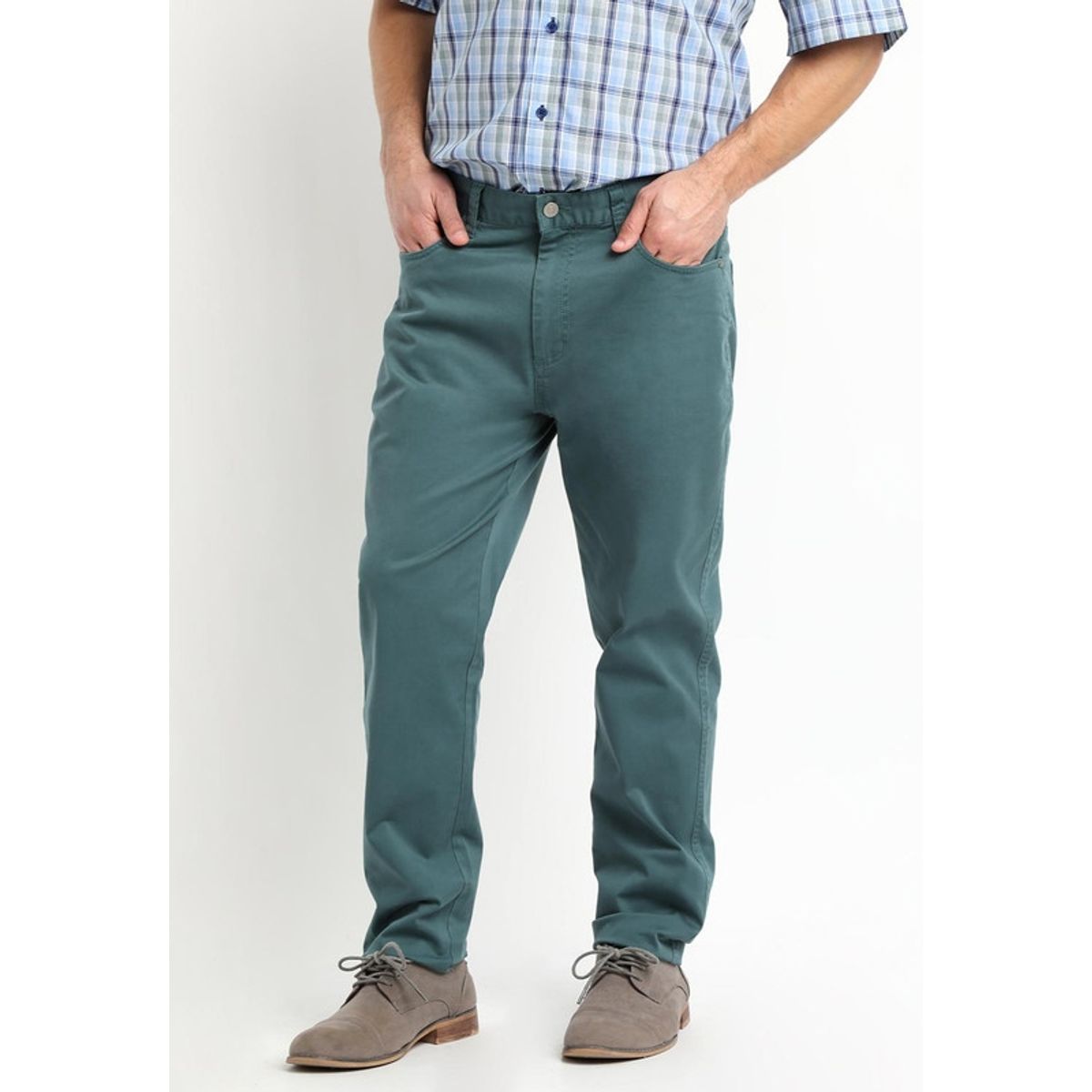 KOTTING - Pantalon 5 Bolsillos Spandex Verde Oscuro KOTTING