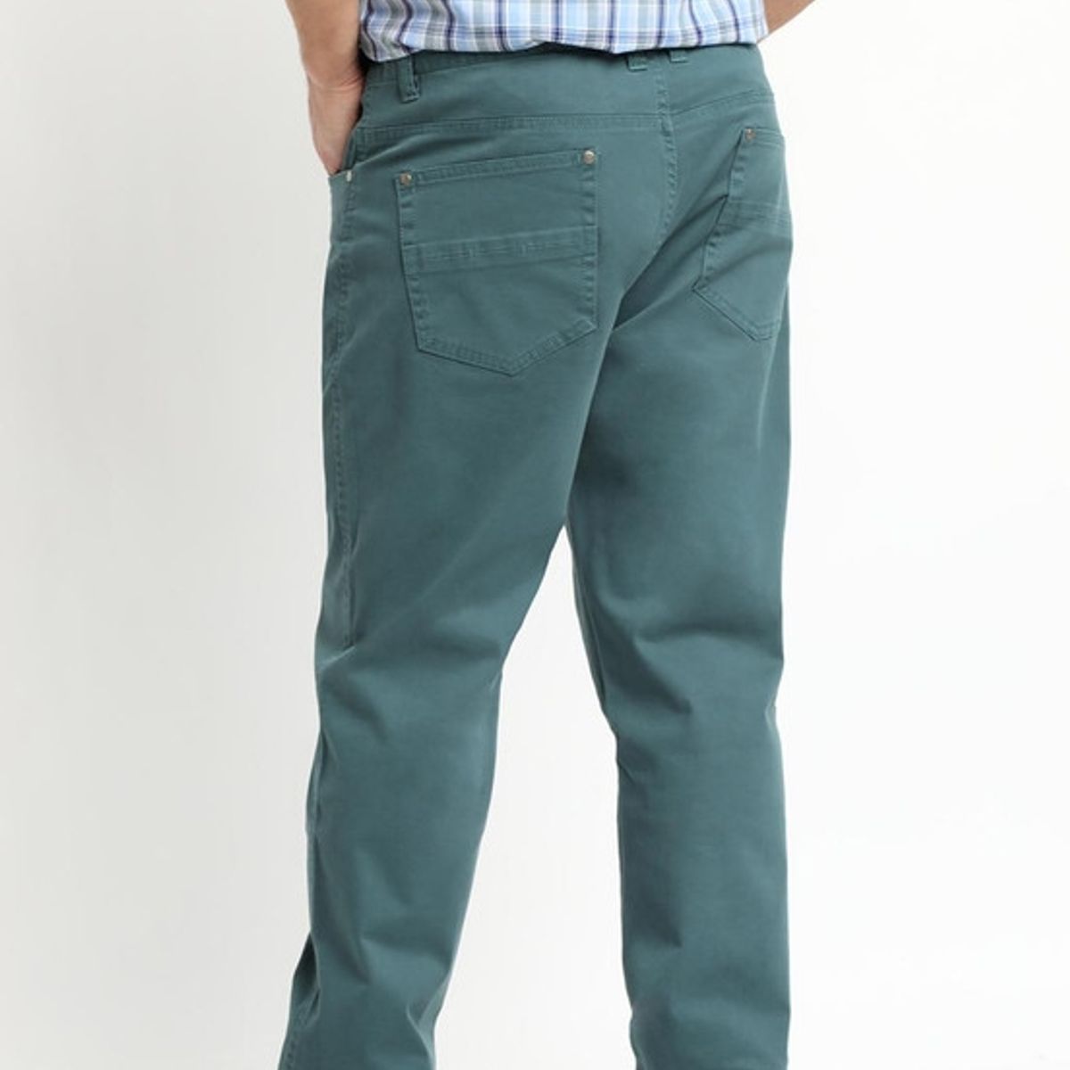 KOTTING - Pantalon 5 Bolsillos Spandex Verde Oscuro KOTTING