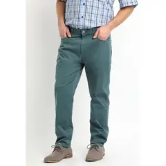 KOTTING - Pantalon 5 Bolsillos Spandex Verde Oscuro