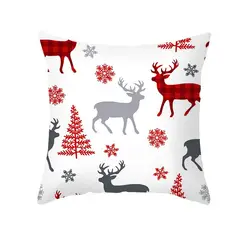 GENERICO - Funda Para Cojín Con Diseños De Navidad Modelo C