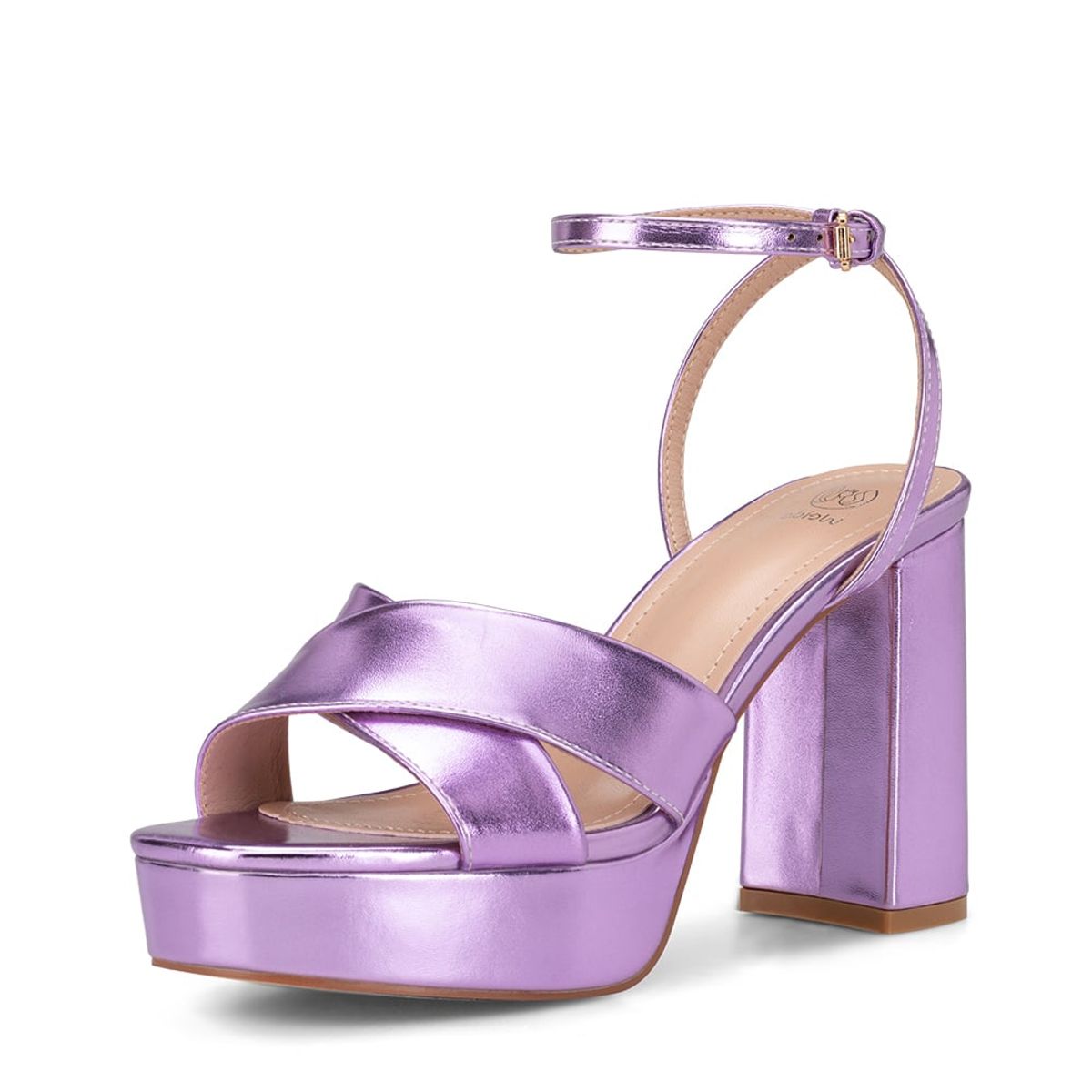 WEIDE - Sandalia Plataforma Morado Fiesta YJ26 Weide.