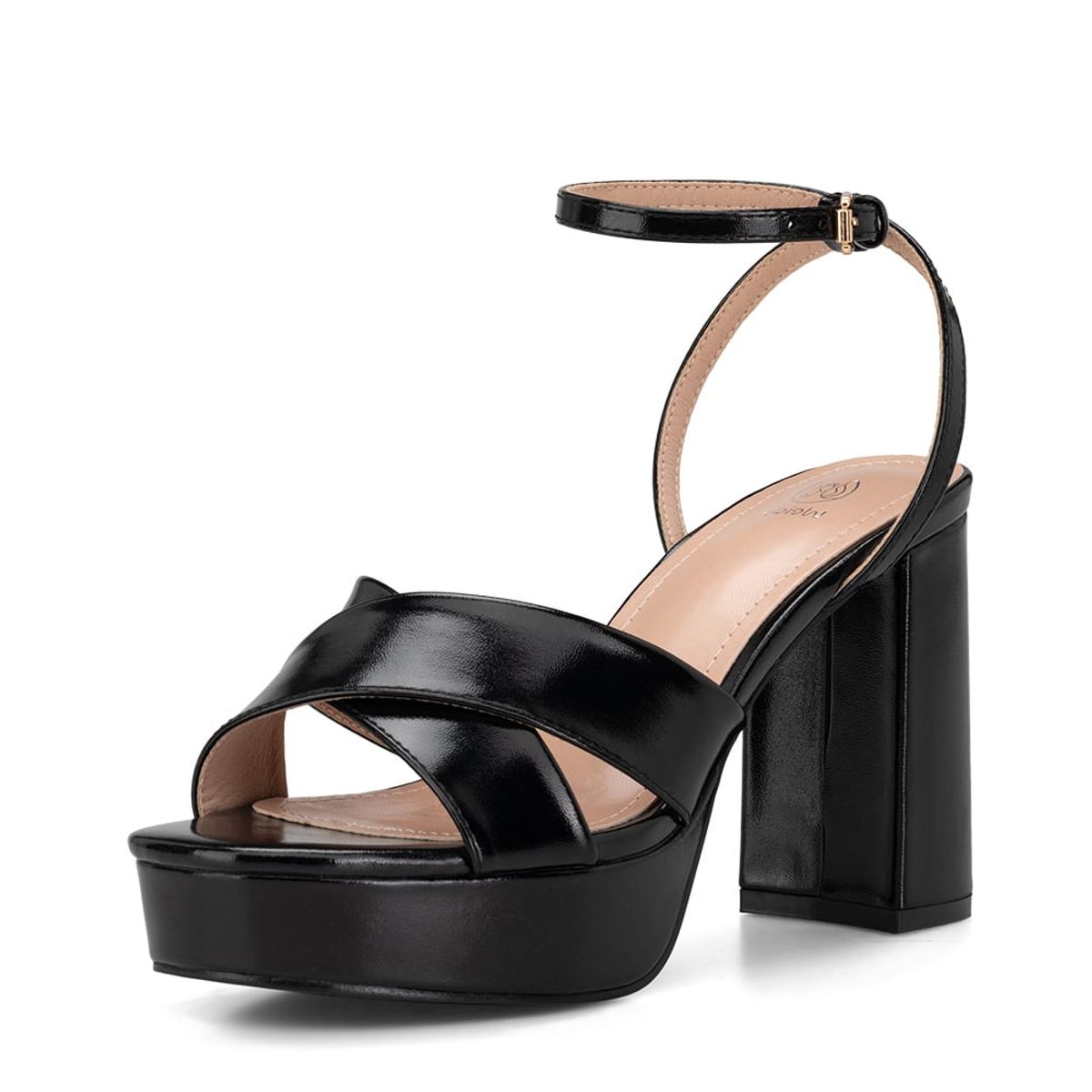 WEIDE - Sandalia Plataforma Negro Fiesta YJ26 Weide