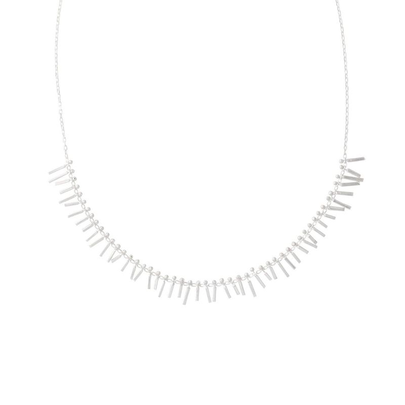 ZAZU - Collar Puntas de Plata