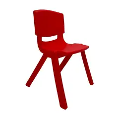 JUEGOS MAGICOS - Silla pp infantil Apilable Rojo 60X36X40