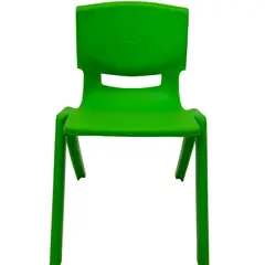 JUEGOS MAGICOS - Silla pp infantil Apilable Verde 60X36X40