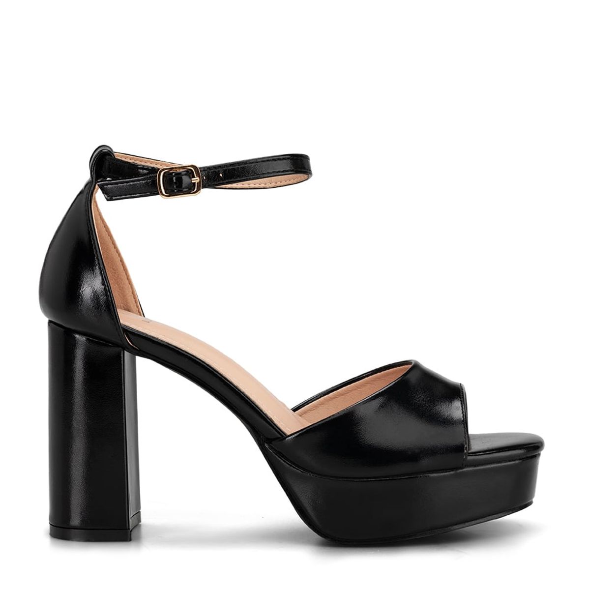 WEIDE - Sandalia Plataforma Negro Fiesta YJ27 Weide