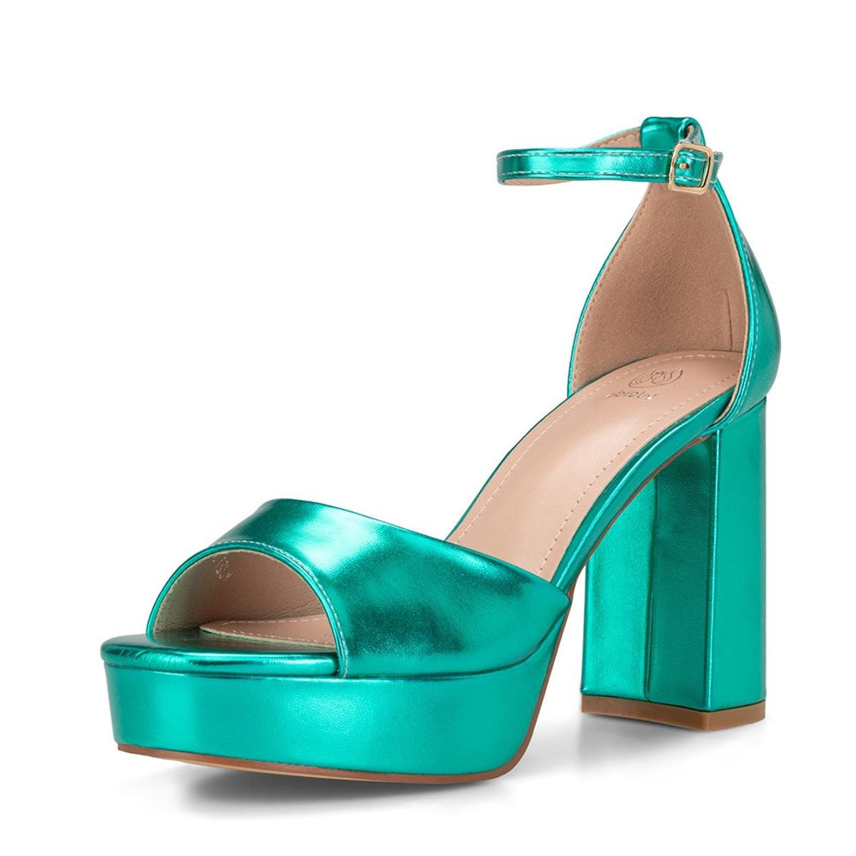 WEIDE - Sandalia Plataforma Verde Fiesta YJ27 Weide