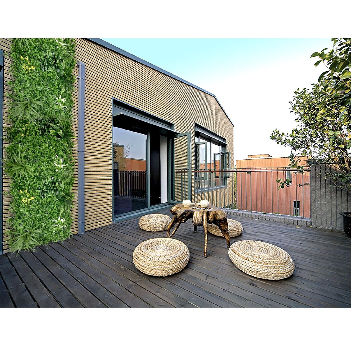 SIGNET - Adorno Jardín Vertical Helecho 100x100 cm Signet