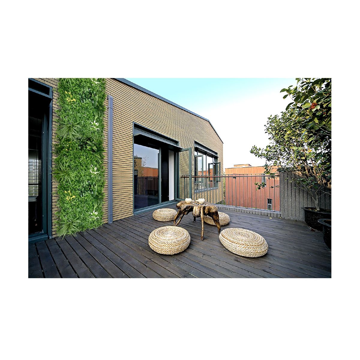 SIGNET - Adorno Jardín Vertical Helecho 100x100 cm Signet