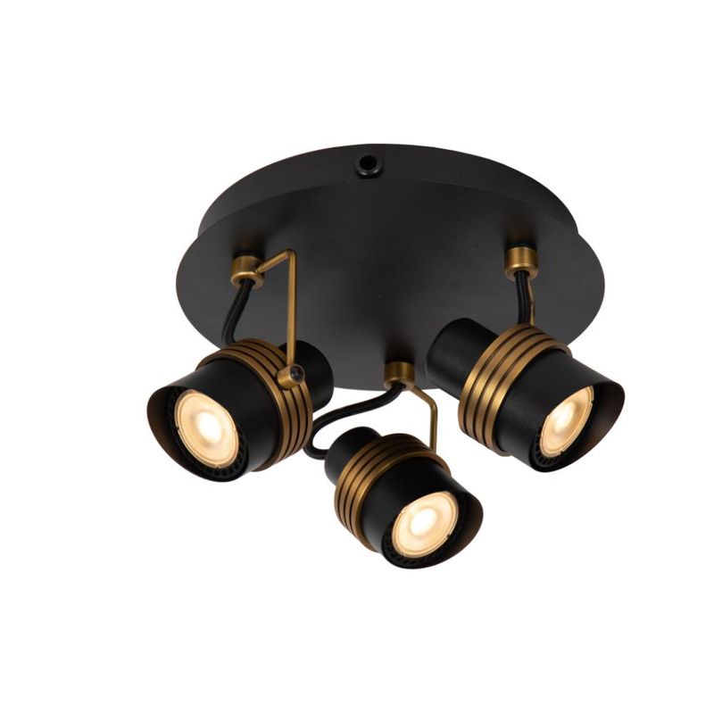 BOSCO - PLAFON DIRECCIONAL TUNDRAN NEGRO 3XGU10 BOSCO