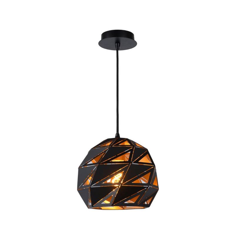 BOSCO - LAMPARA COLGANTE MALUNGA NEGRO 1xE27 - Negro
