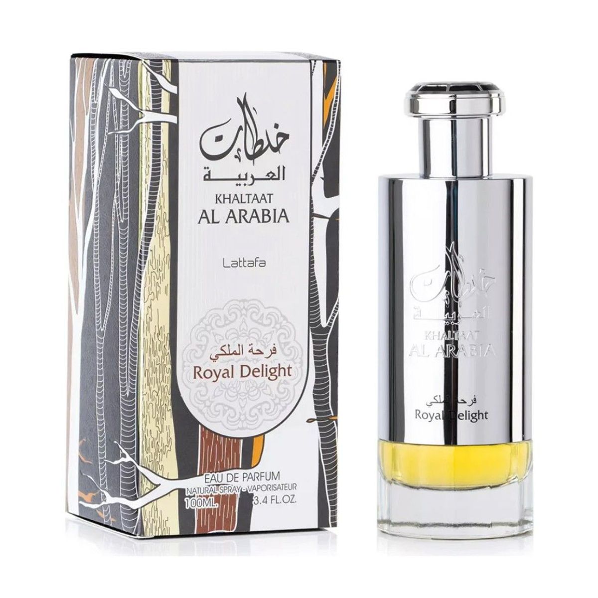 LATTAFA - KHALTAT AL ARABIA ROYAL DELIGHT SILVER EDP 100ML