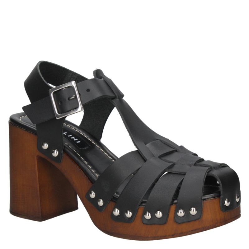 POLLINI - Sandalia Casual Negro Pollini