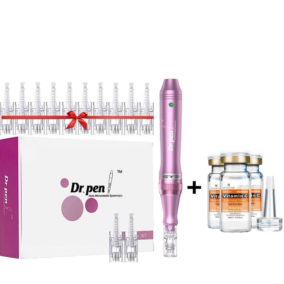 GENERICO - Dermapen Dr Pen M7-w inalámbrico 3 Apollas De Vitamina C