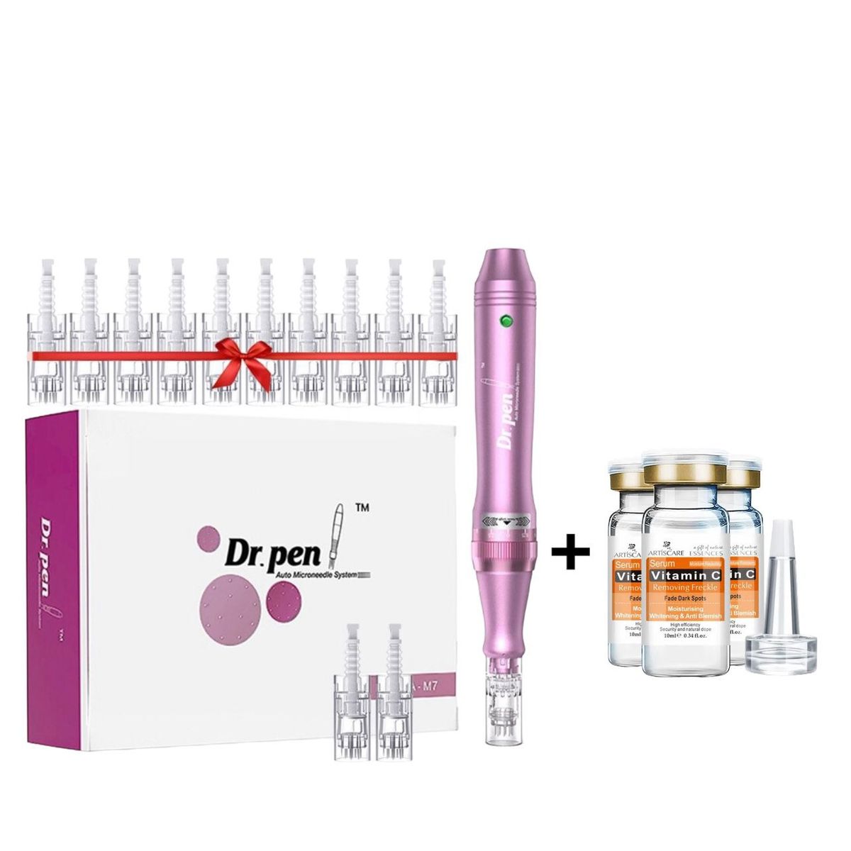 GENERICO - Dermapen Dr Pen M7-w inalámbrico 3 Apollas De Vitamina C