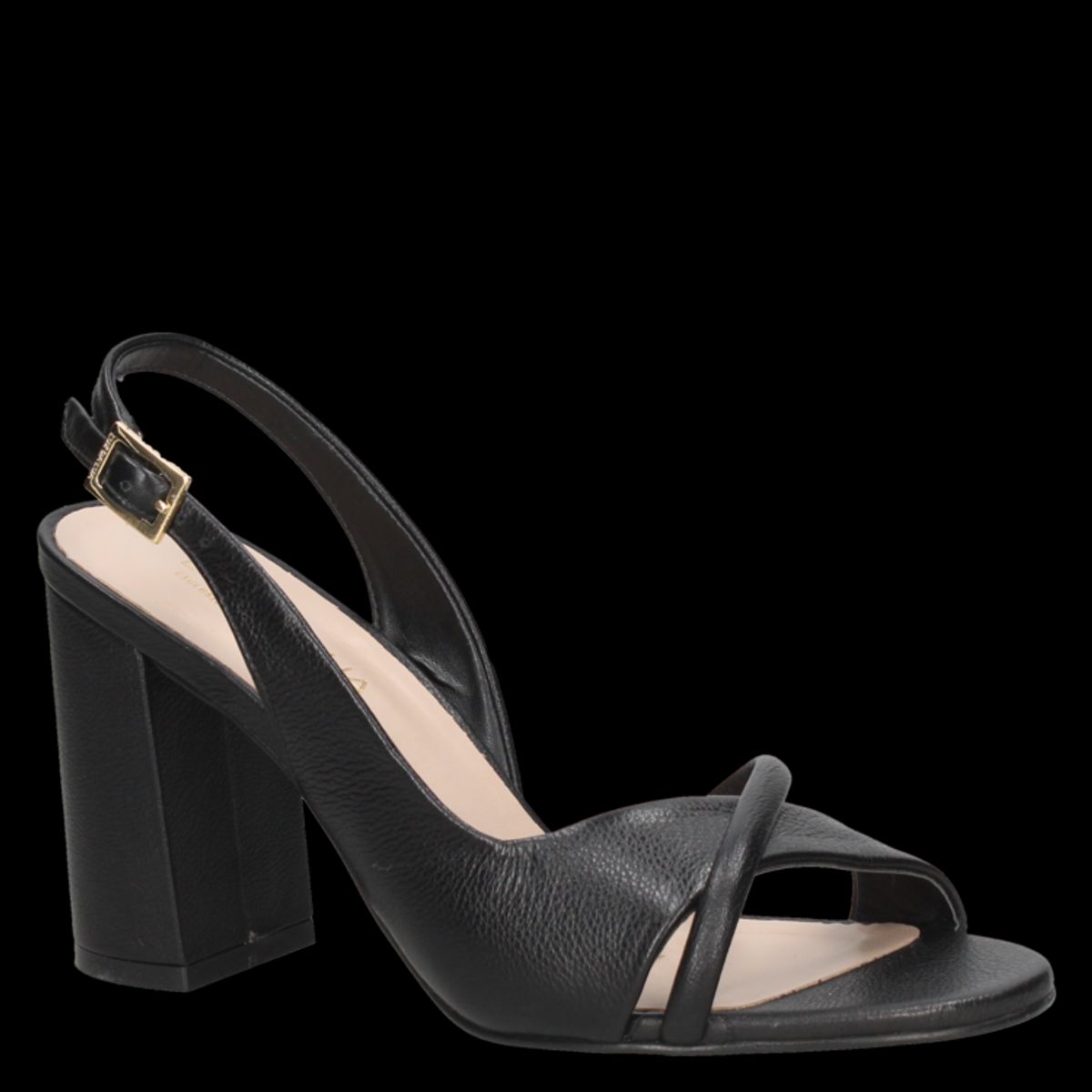 LUZ DA LUA - Sandalia Casual Negro Luz Da Lua