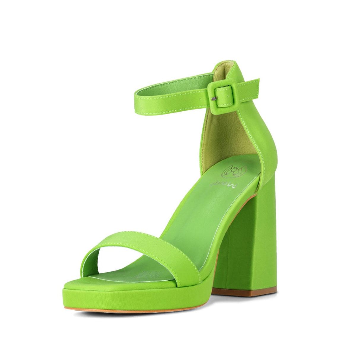 WEIDE - Sandalia Taco  Verde Fiesta GH97 Weide